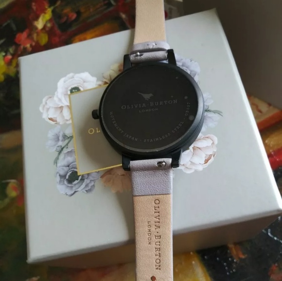 Olivia Burton Lilac Black Floral Women's watch - Picture 4 of 6